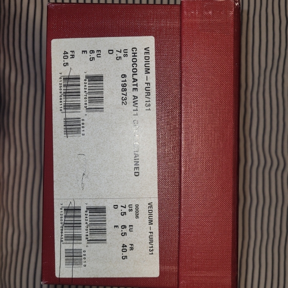 Bally Mens Crispi Brown Lamb Fur Loafers US 7.5 - Picture 3 of 5